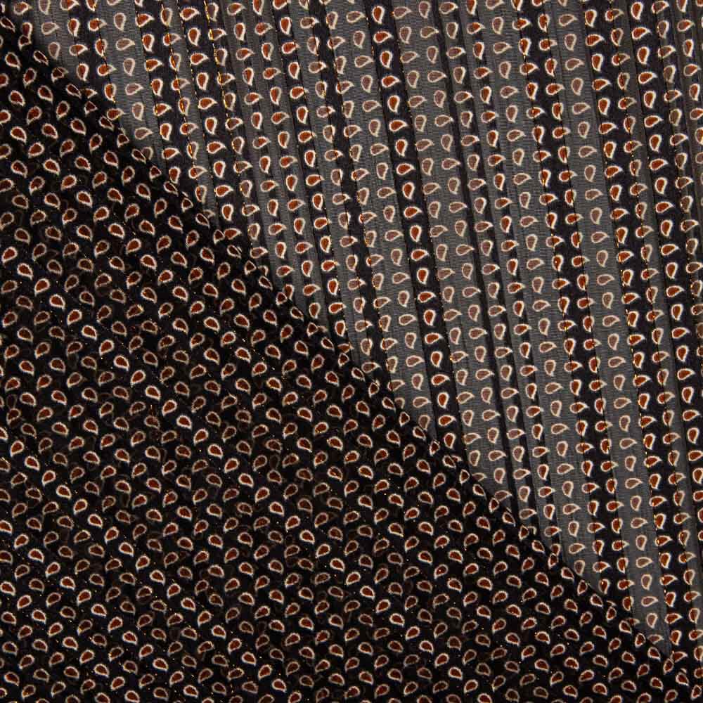 Gaze Lurex Geo Preto - Ribes y Casals