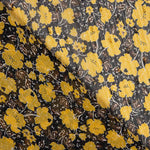 Gasa Bambula Lúrex Adira Mostaza - Ribes y Casals