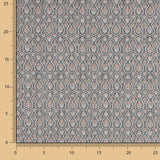 Gaze Lúrex Geométrico Cinza - Ribes y Casals