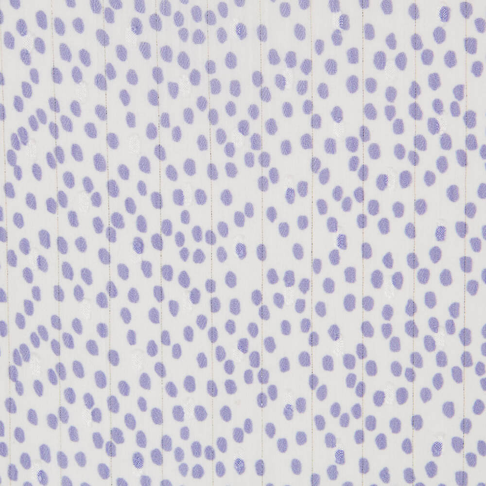 Gaze Lurex Polka Mauve - Ribes y Casals