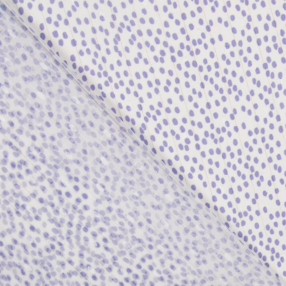 Gaze Lurex Polka Mauve - Ribes y Casals