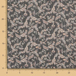 Gaze Lurex Floral Preto - Ribes y Casals