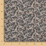 Gaze Lurex Floral Preto - Ribes y Casals