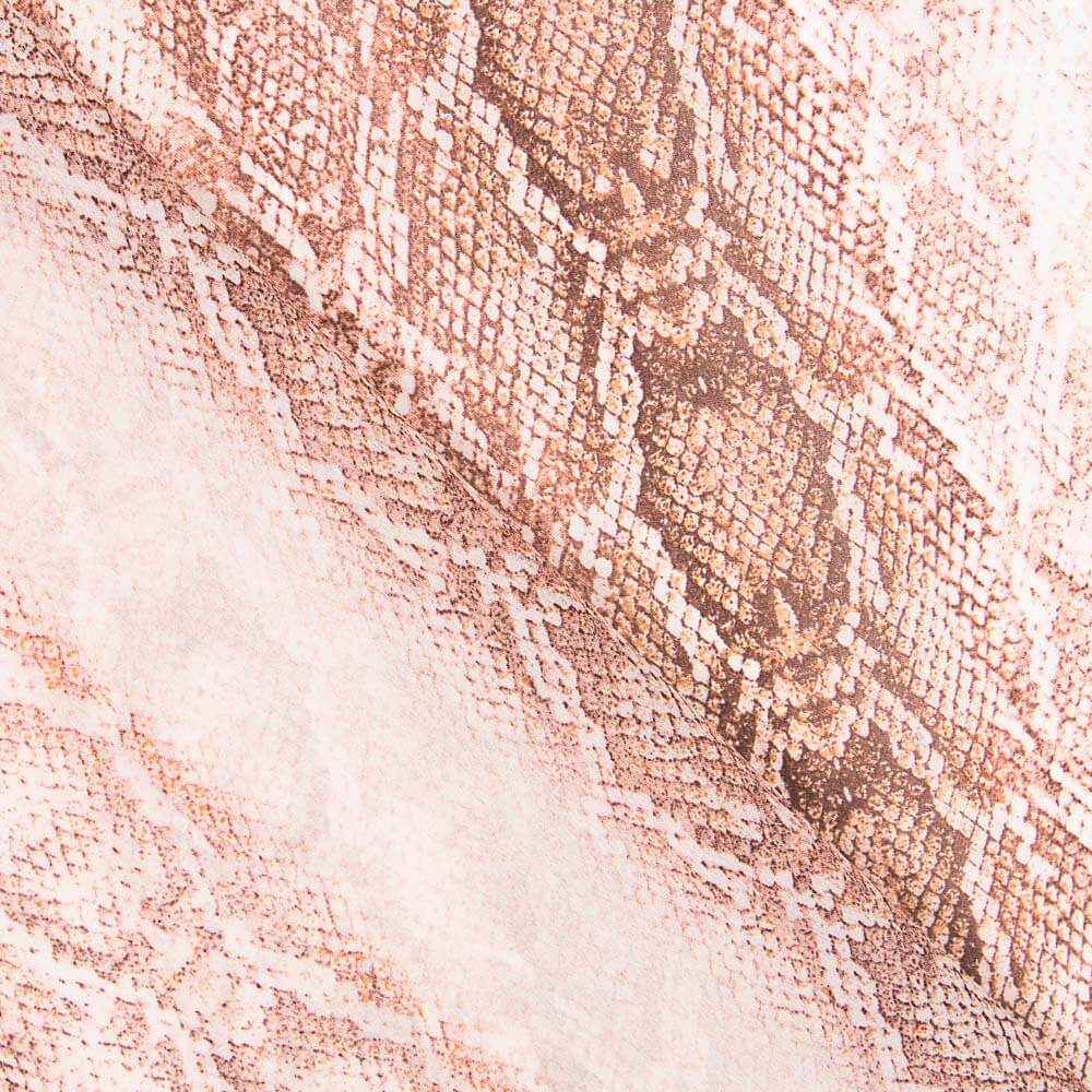 Gaze de Poliéster Serpente Quartzo - Ribes y Casals