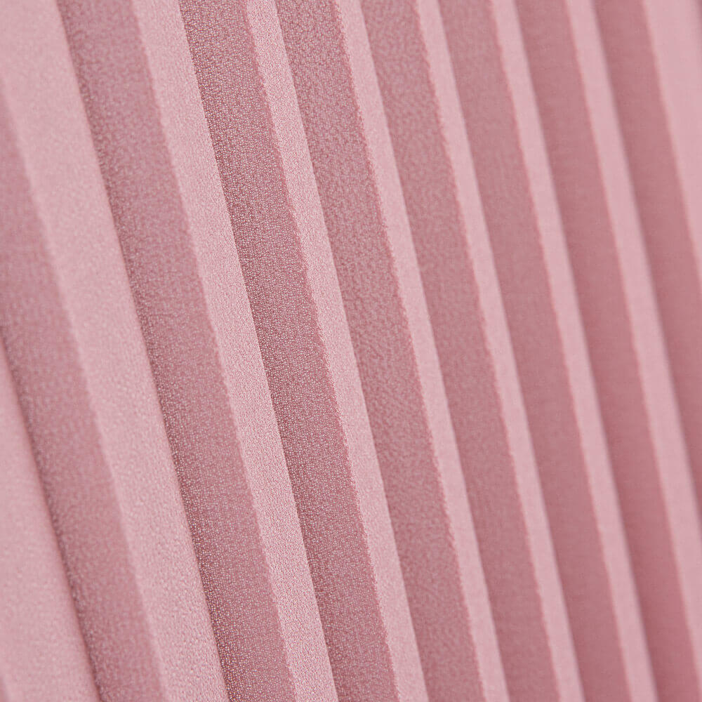 Gaze Plissada Rosa Pálido - Ribes y Casals