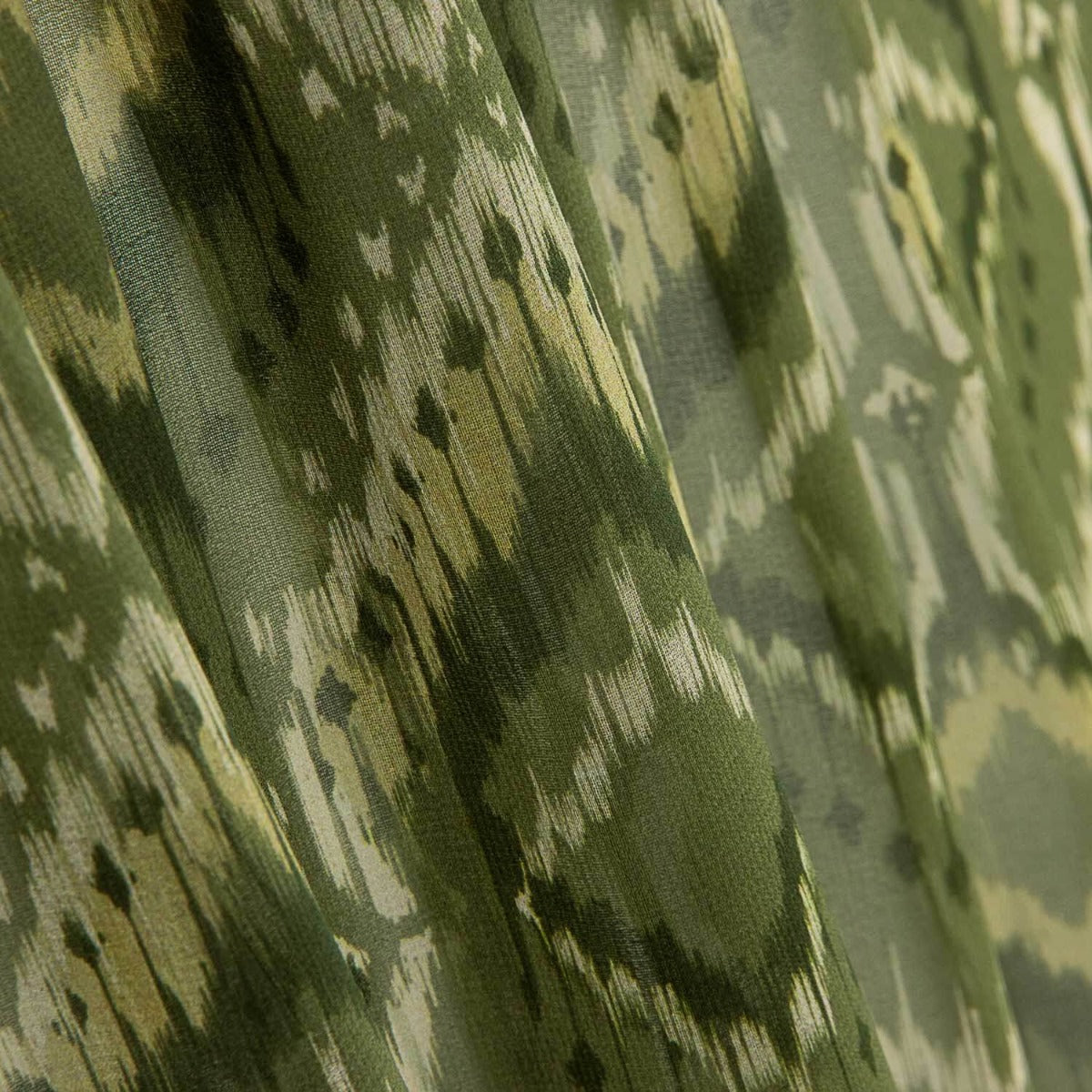 Gaze Poliéster Estampada Étnica Verdes - Ribes y Casals