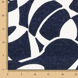 Retal Gasa Poliéster Mares Azul-Blanco 160x150 cms - Ribes y Casals