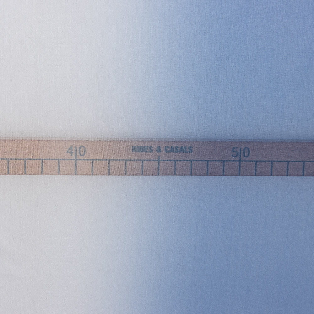 Chiffon Seda Degradê Azul - Ribes y Casals