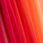 Chiffon Seda Degradê Corais - Ribes y Casals