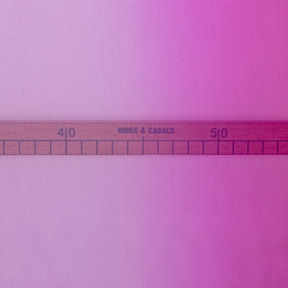 Chiffon Seda Degradê  Fúcsia - Ribes y Casals