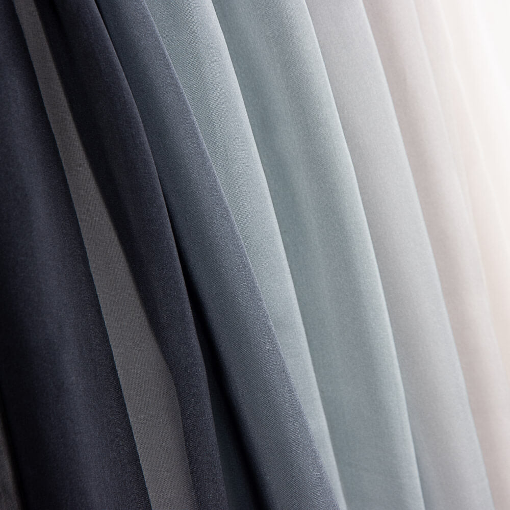 Chiffon Seda Degradê Cinza - Ribes y Casals