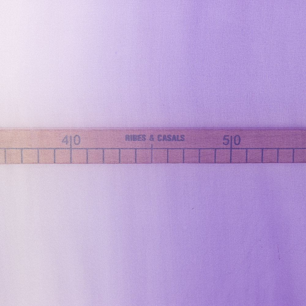 Chiffon Seda Degradê Malva - Ribes y Casals