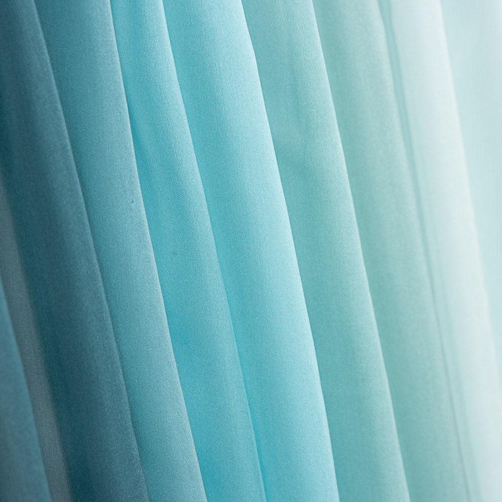 Chiffon Seda Degradê Verde Água - Ribes y Casals