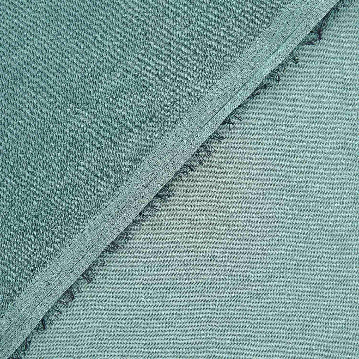 Tecido de Gaze Iridescente Cinzento Esverdeado - Ribes y Casals