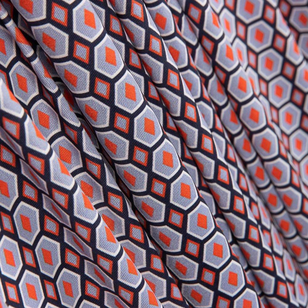 Punto Lycra Geo Malva - Ribes y Casals