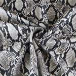 Georgette Animal Print Snake Cinza - Ribes y Casals