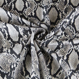 Georgette Animal Print Snake Cinza - Ribes y Casals