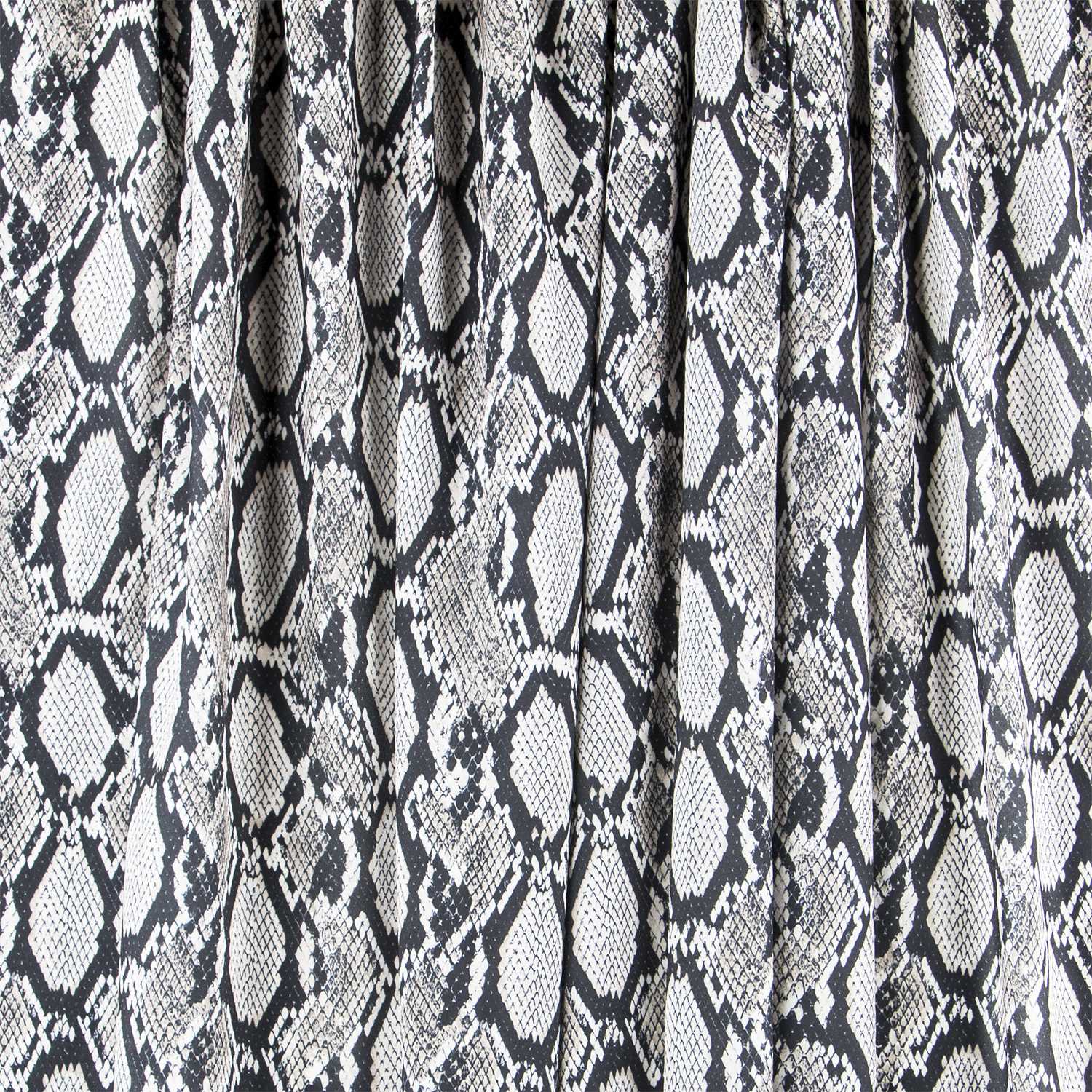 Georgette Animal Print Snake Cinza - Ribes y Casals