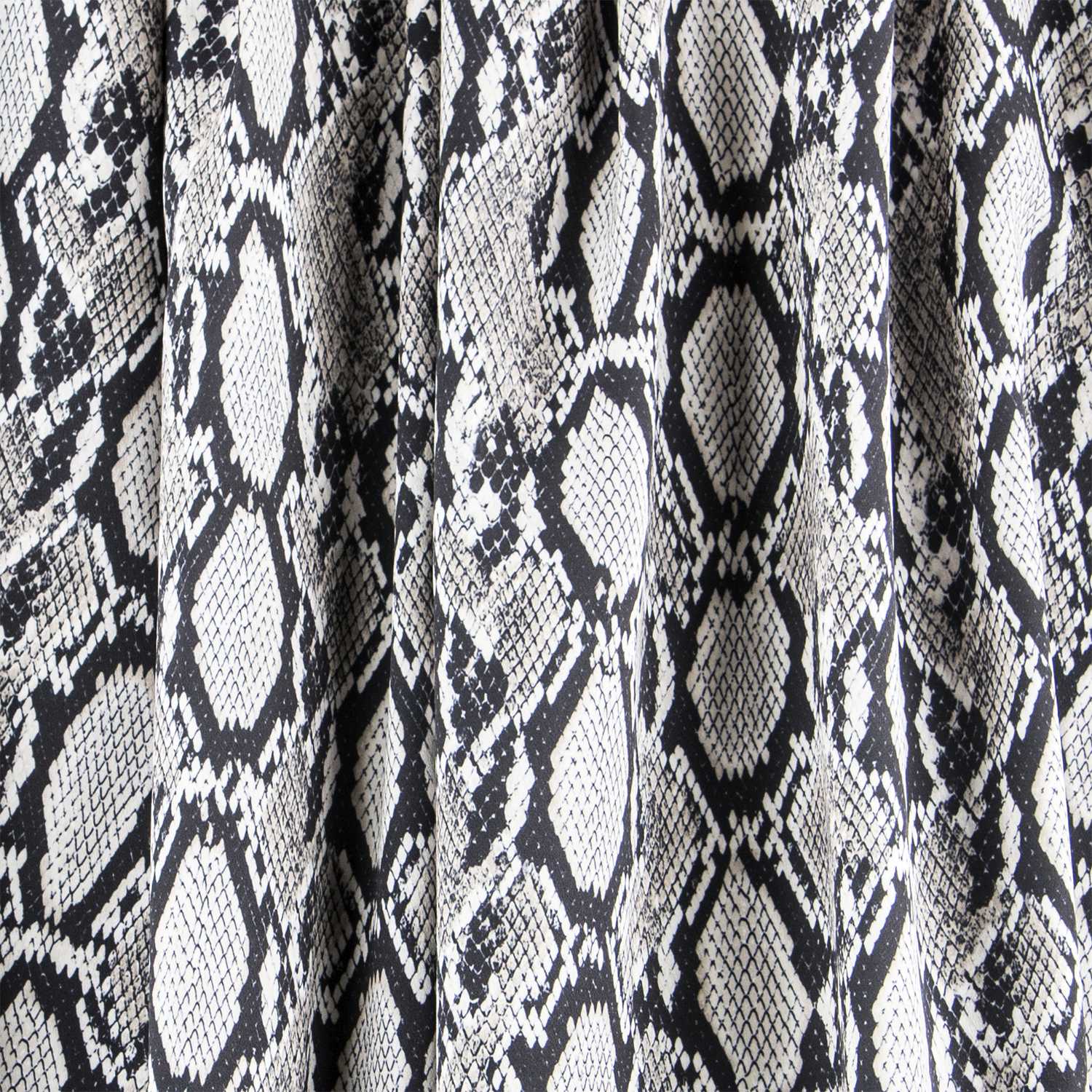 Georgette Animal Print Snake Cinza - Ribes y Casals