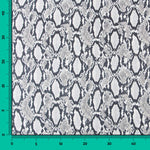 Georgette Animal Print Snake Cinza - Ribes y Casals