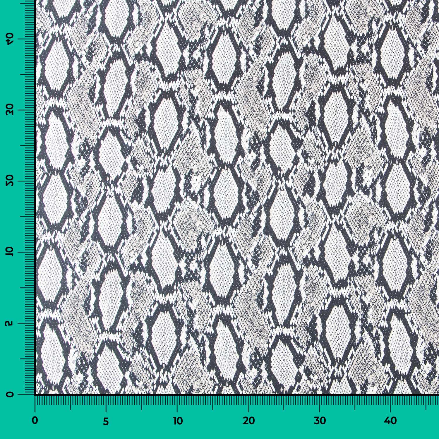 Georgette Animal Print Snake Cinza - Ribes y Casals