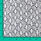 Georgette Animal Print Snake Cinza - Ribes y Casals