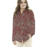 Crepe Georgette Animal Encarnado - Ribes y Casals