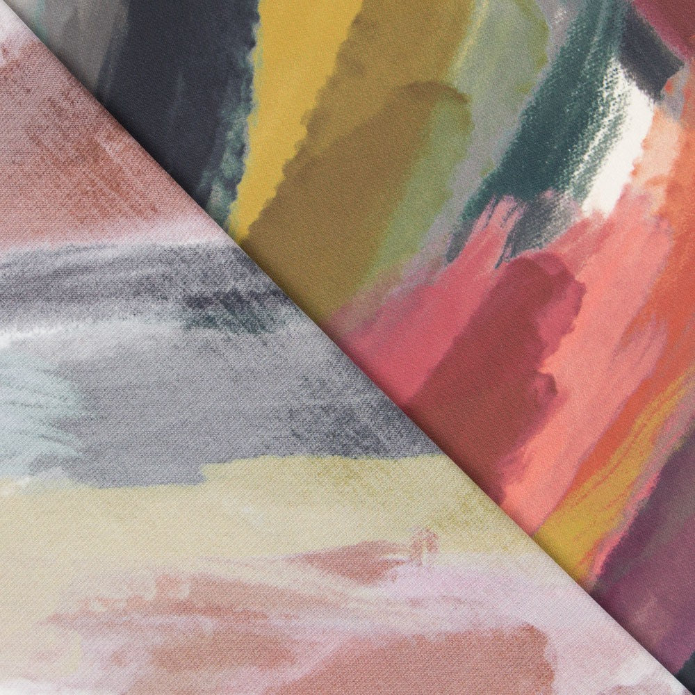 Retal Georgette Estampado Trazos 90x140cm - Ribes y Casals