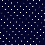 Georgette Bola Branca Fundo Azul Marinho - Ribes y Casals
