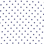 Georgette Bola Azul Marinho Fundo Branco - Ribes y Casals