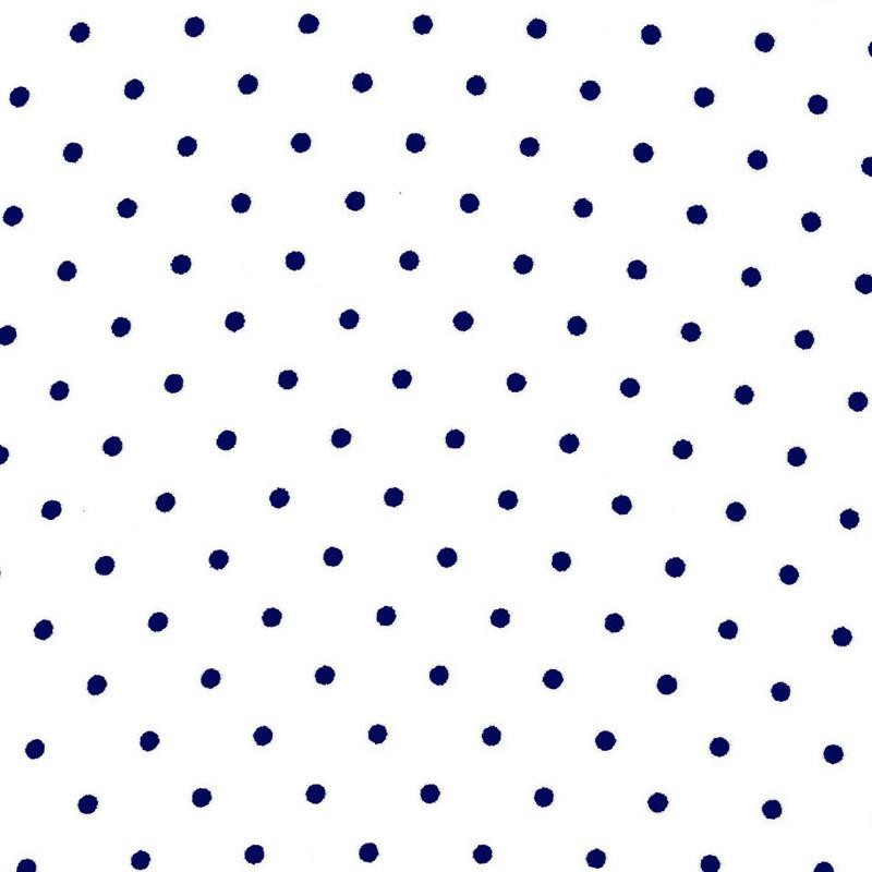 Georgette Bola Azul Marinho Fundo Branco - Ribes y Casals