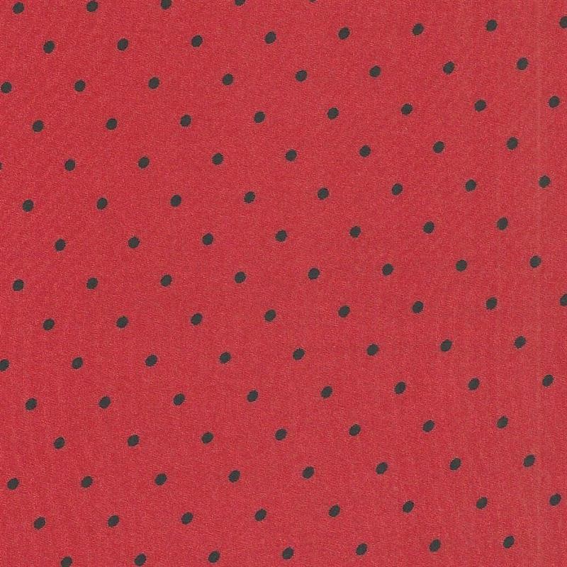 Georgette Bola Vermelho Preto - Ribes y Casals
