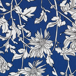 Crepe Georgette Tropical Azul - Ribes y Casals