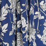 Crepe Georgette Tropical Azul - Ribes y Casals