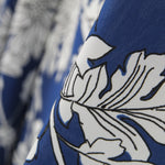 Crepe Georgette Tropical Azul - Ribes y Casals