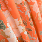 Georgette Laranja Floral - Ribes y Casals