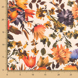 Georgette Floral Winter Ecru - Ribes y Casals