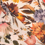 Georgette Floral Winter Ecru - Ribes y Casals