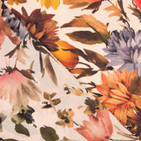 Georgette Floral Winter Ecru - Ribes y Casals