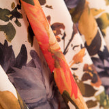 Georgette Floral Winter Ecru - Ribes y Casals