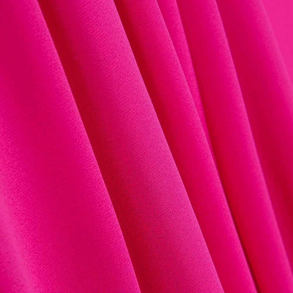 Georgette Poliéster Fúcsia - Ribes y Casals