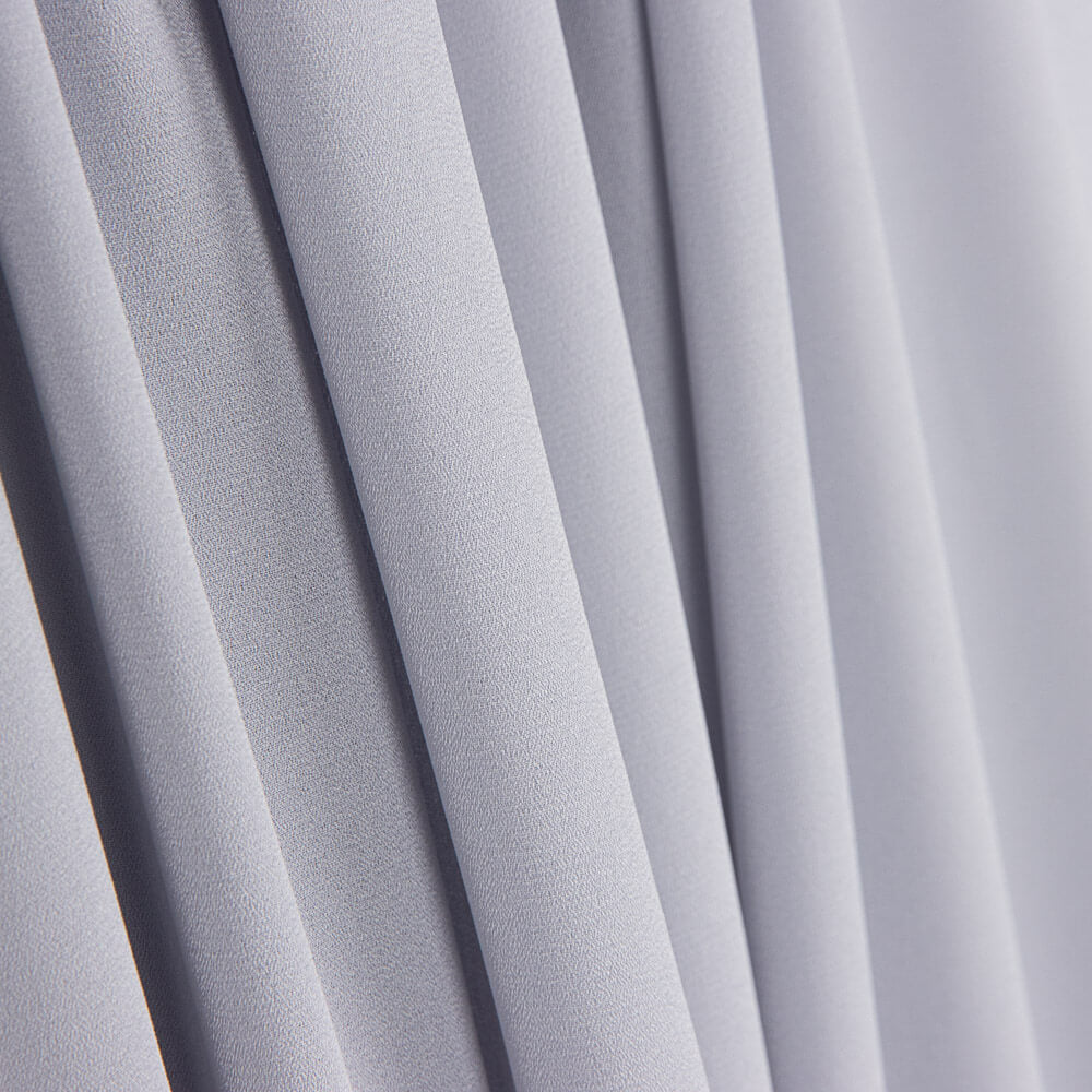 Georgette Poliéster Cinza - Ribes y Casals