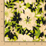 Georgette Poliéster Hanoi Verde Lima - Ribes y Casals