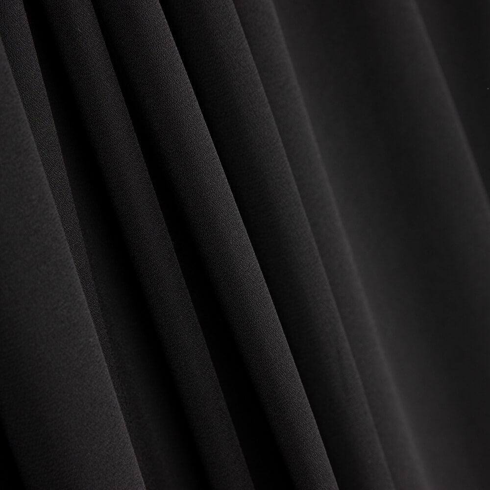 Retal Georgette Poliéster Negro 100x140 cm - Ribes y Casals