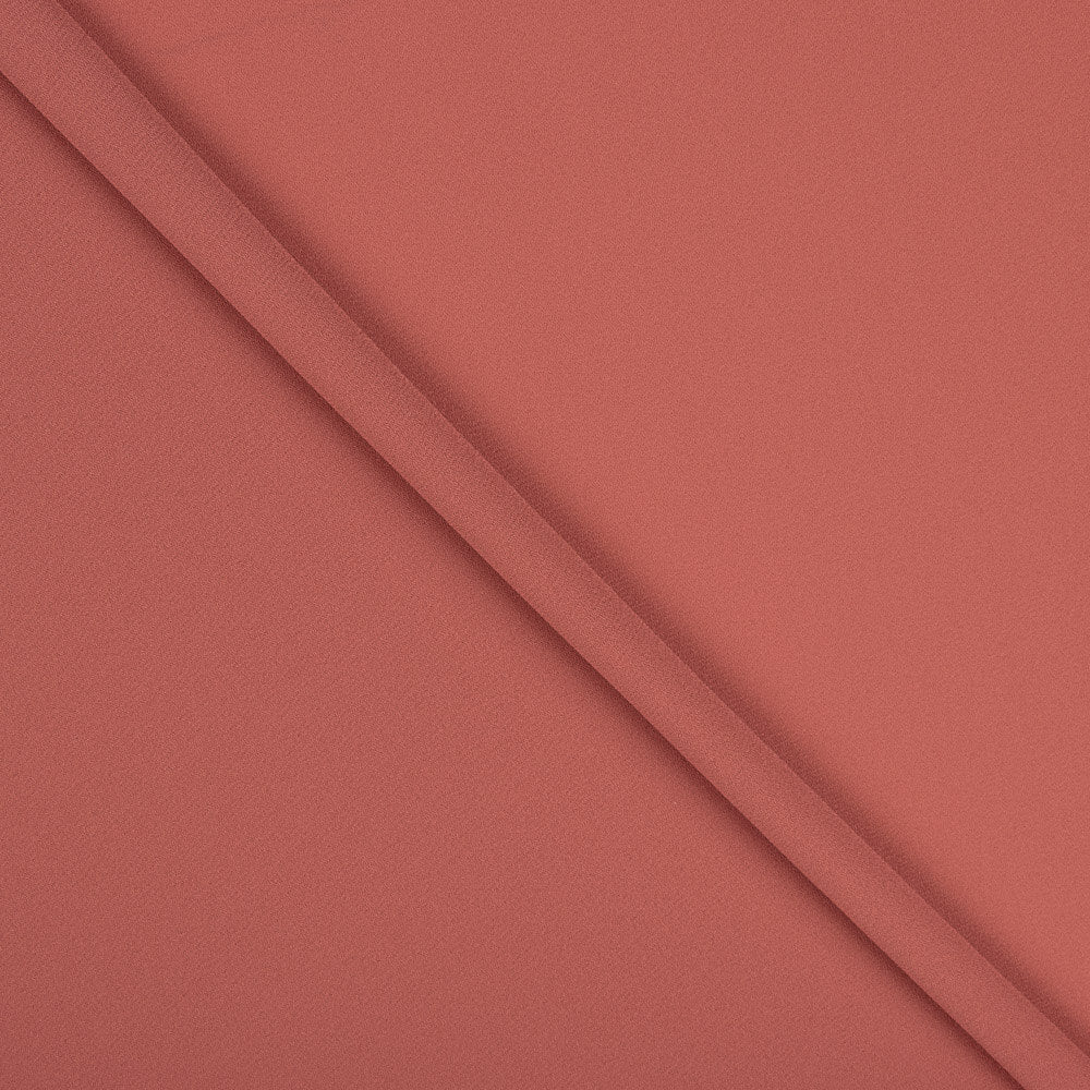 Georgette Poliéster Gala Coral Escuro - Ribes y Casals