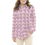 Popeline  Algodão Superpoderosas Rosa - Ribes y Casals