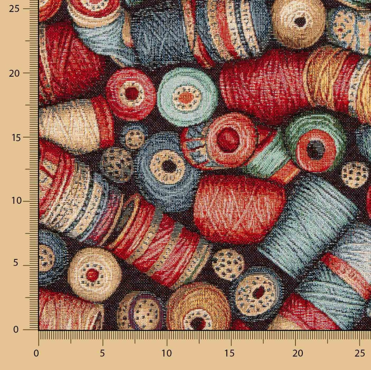 Gobelino Estampado Carretéis de Linha - Ribes y Casals