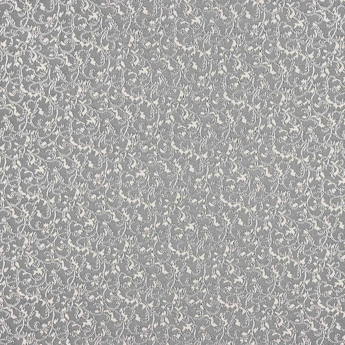 Damasco Lurex Floral em Cinza e Prata - Ribes y Casals