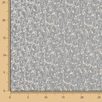 Damasco Lurex Floral em Cinza e Prata - Ribes y Casals