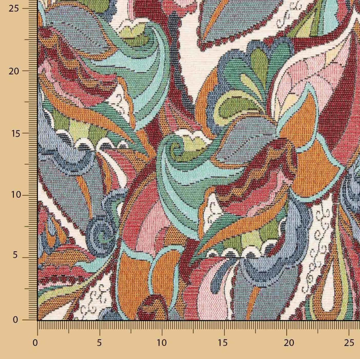 Gobelino Chenilla Cashmere Multicolorido - Ribes y Casals